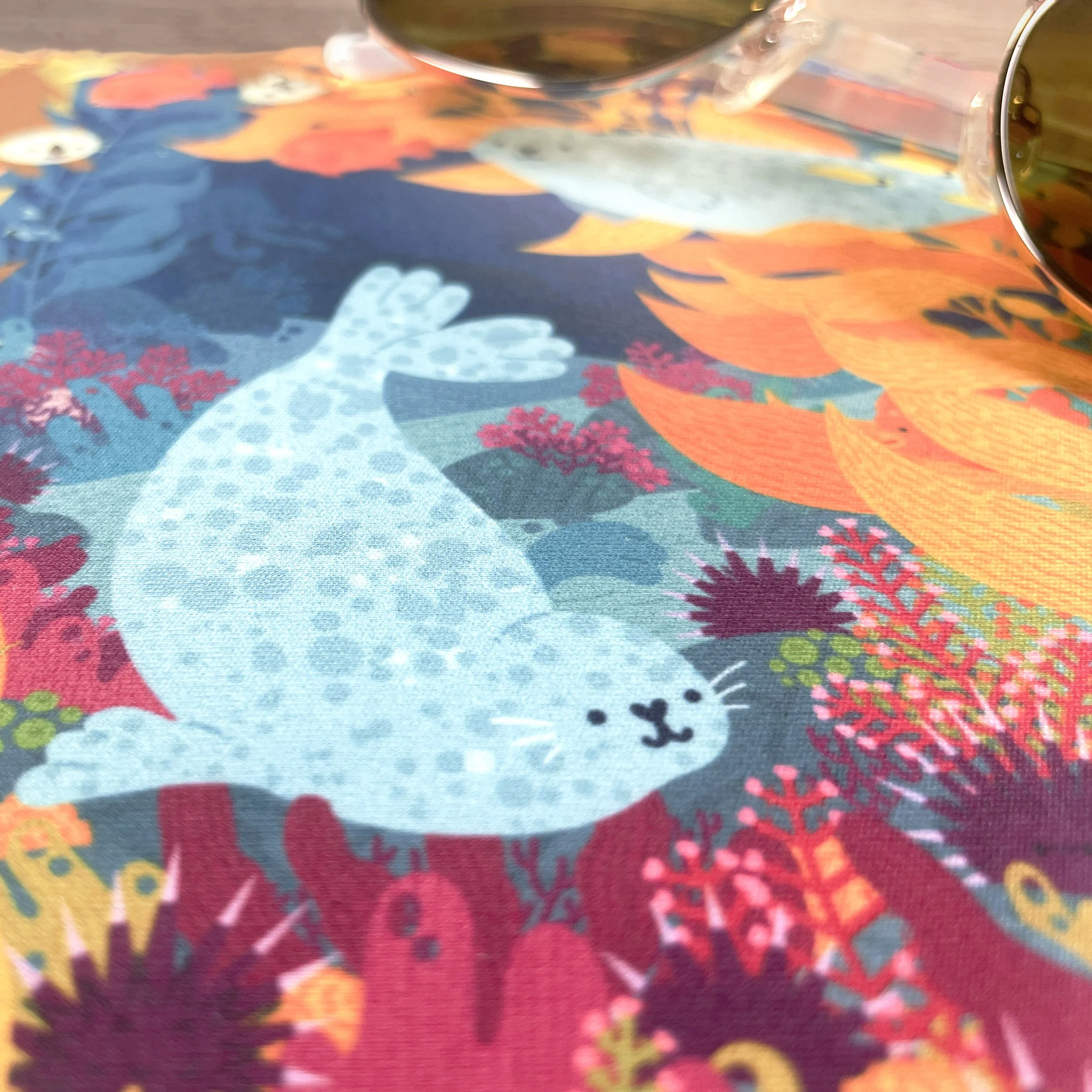 Seal and Otter Microfiber Cloth