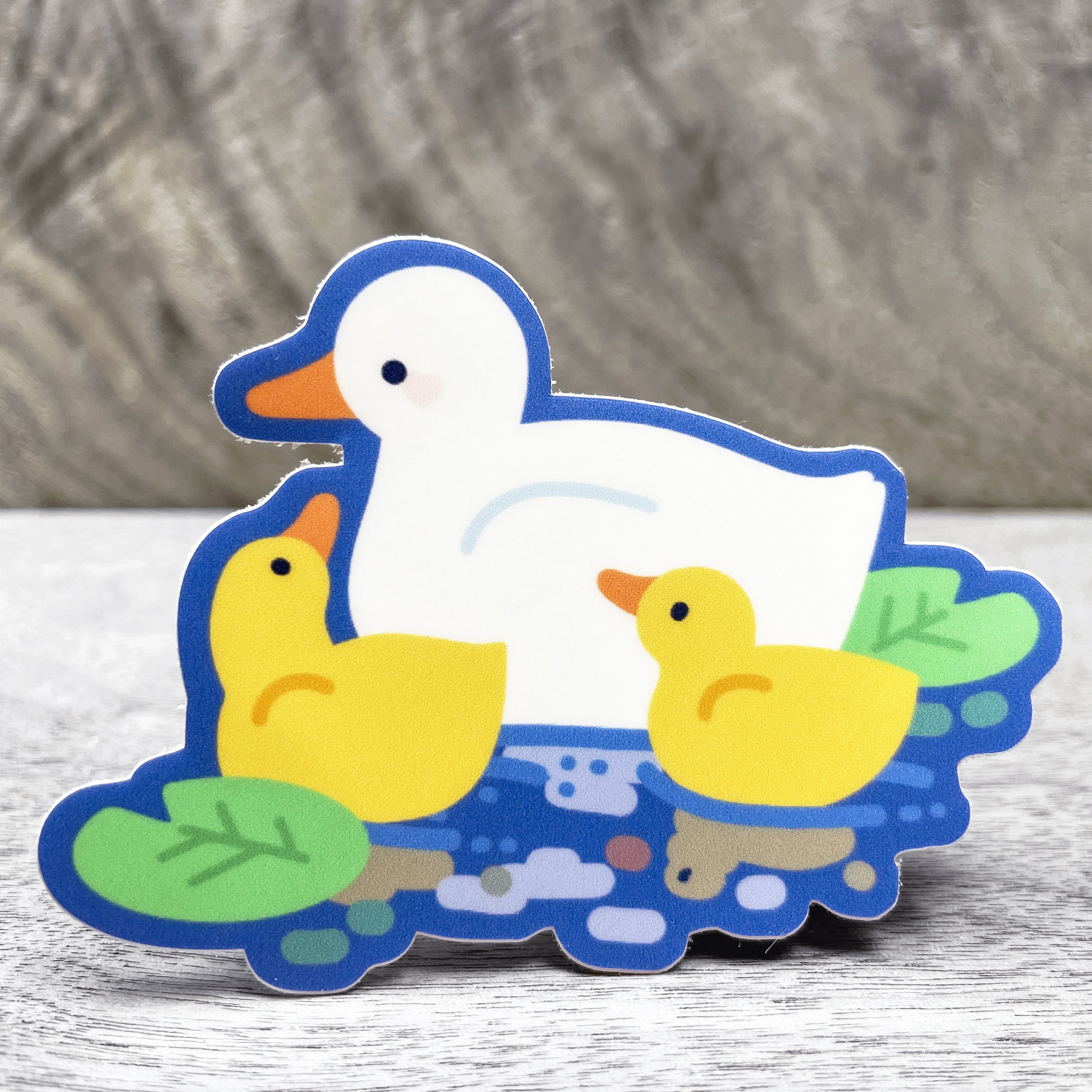 Duck Family Vinyl Sticker