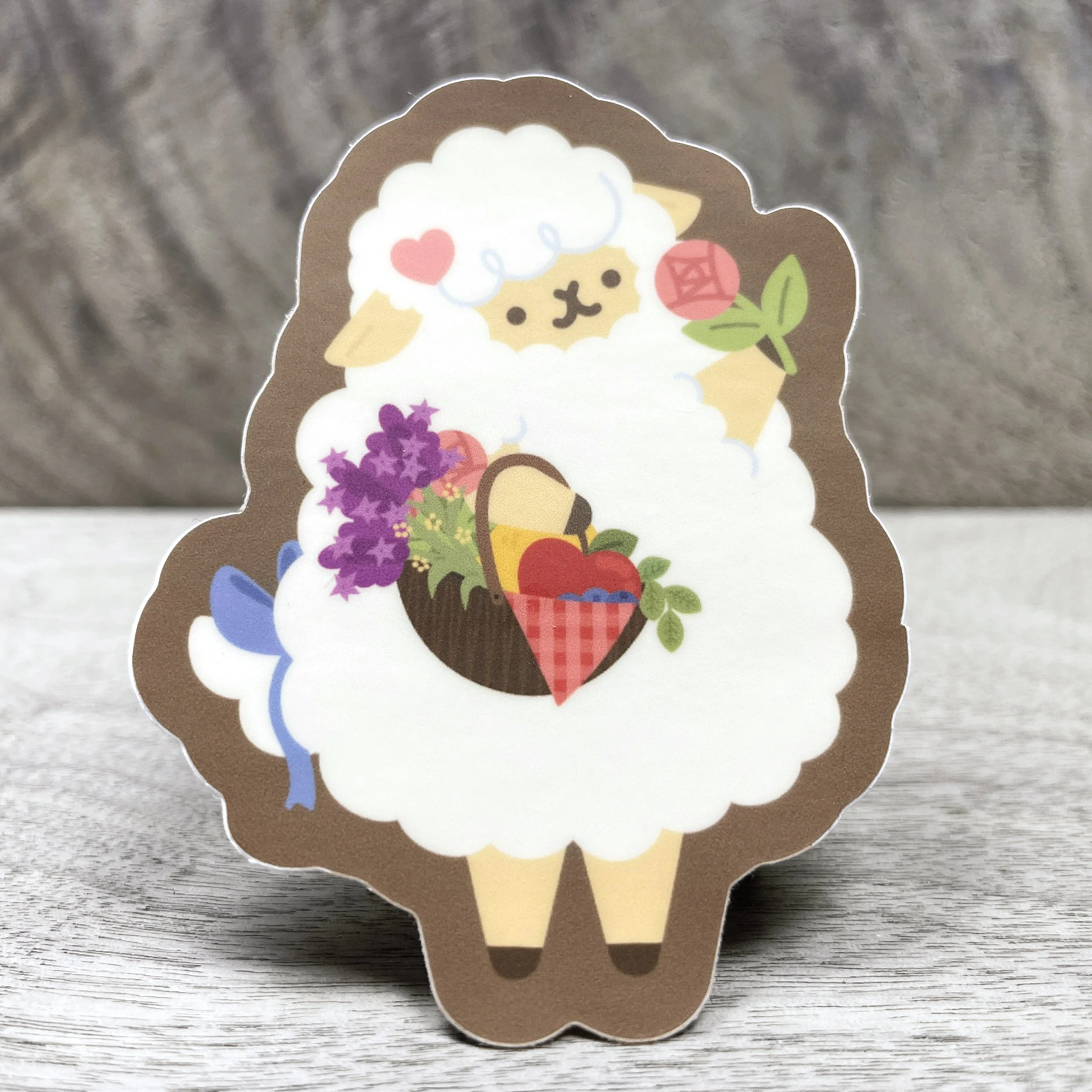 Sheep Farmers Market Vinyl Sticker