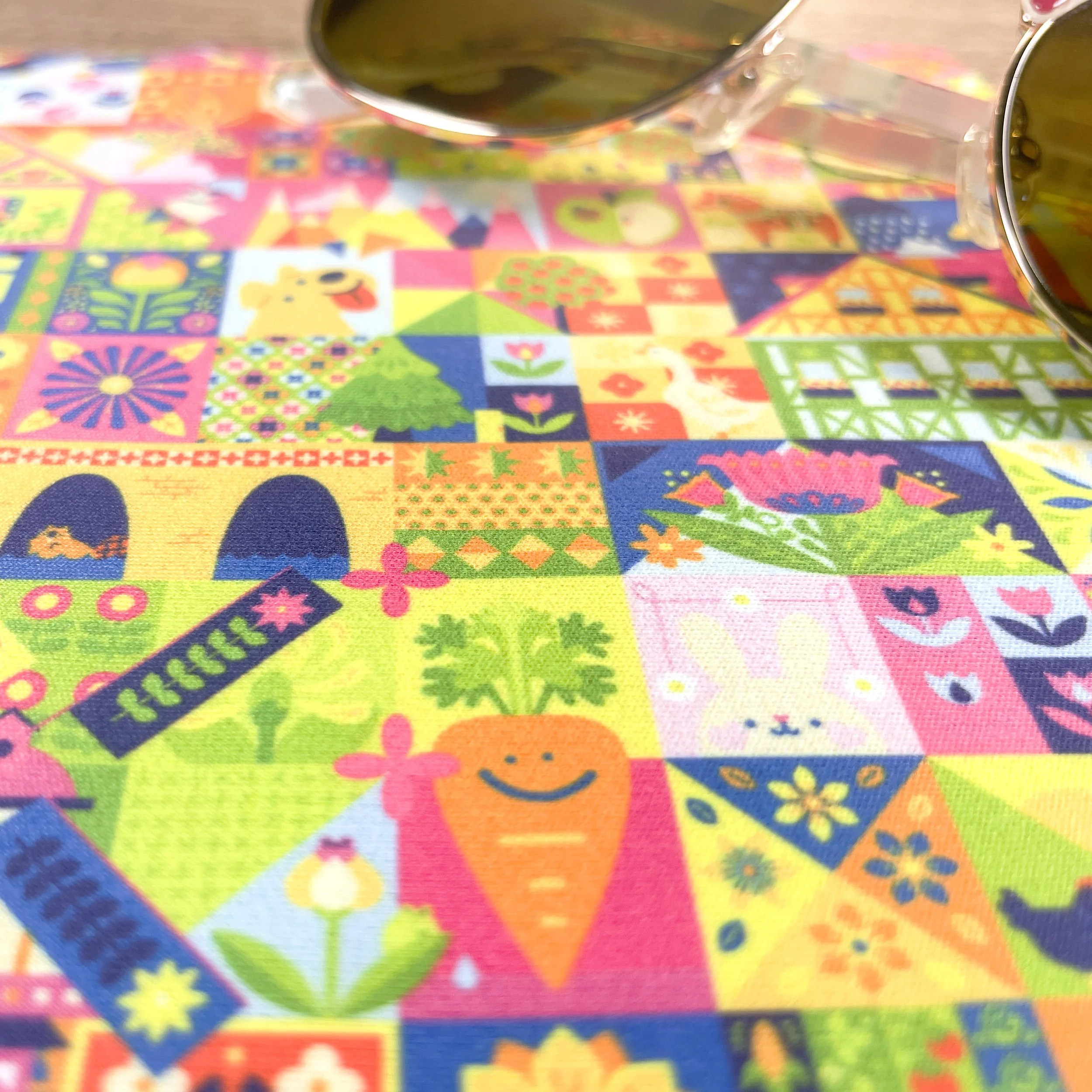 Folk Pattern Microfiber Cloth