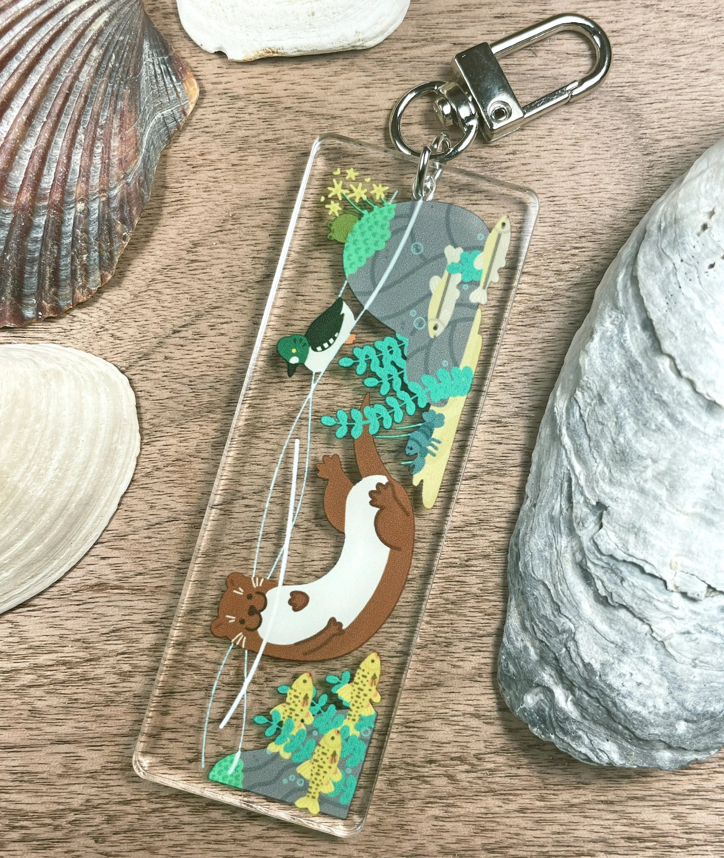 River Otter Acrylic Keychain