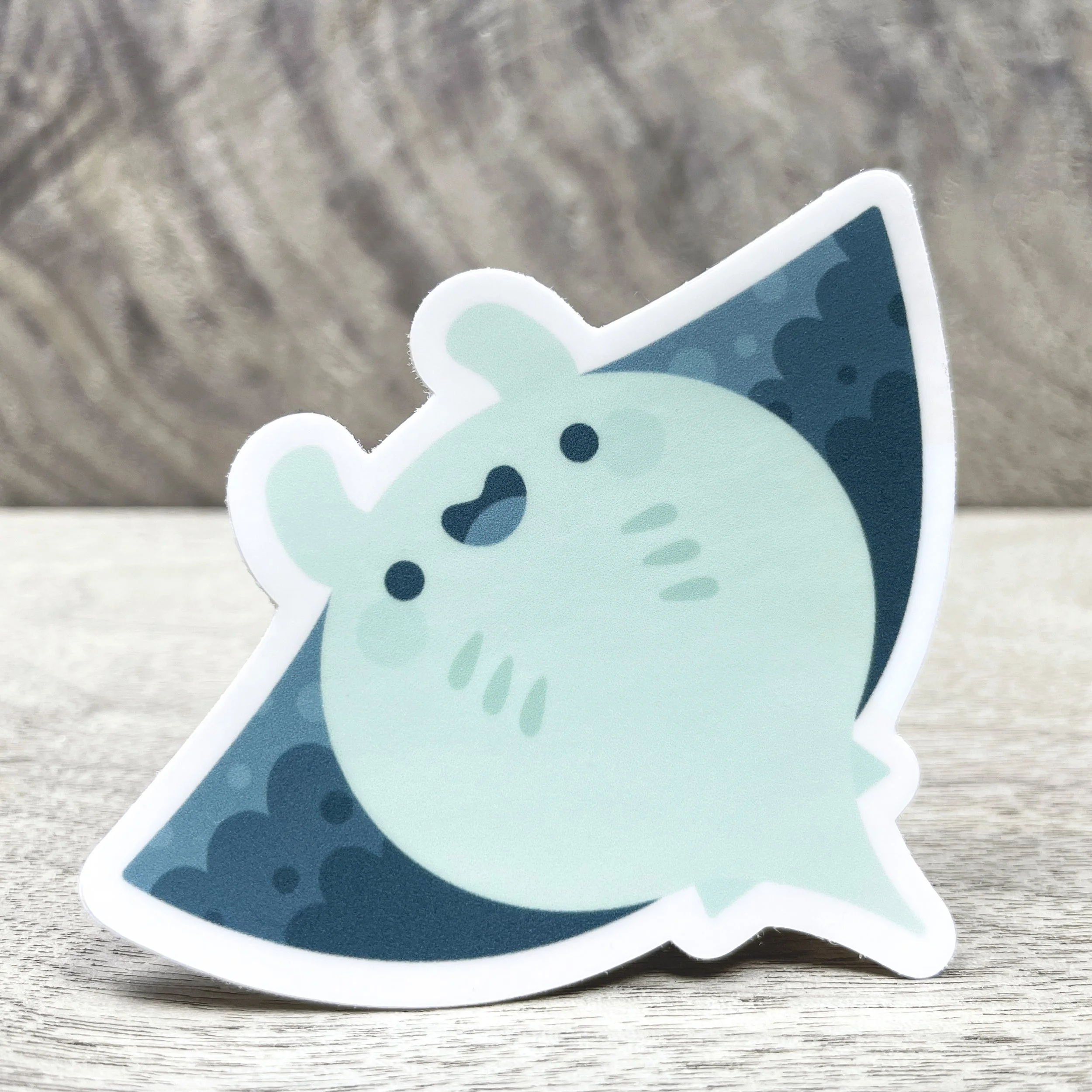 Manta Ray Vinyl Sticker