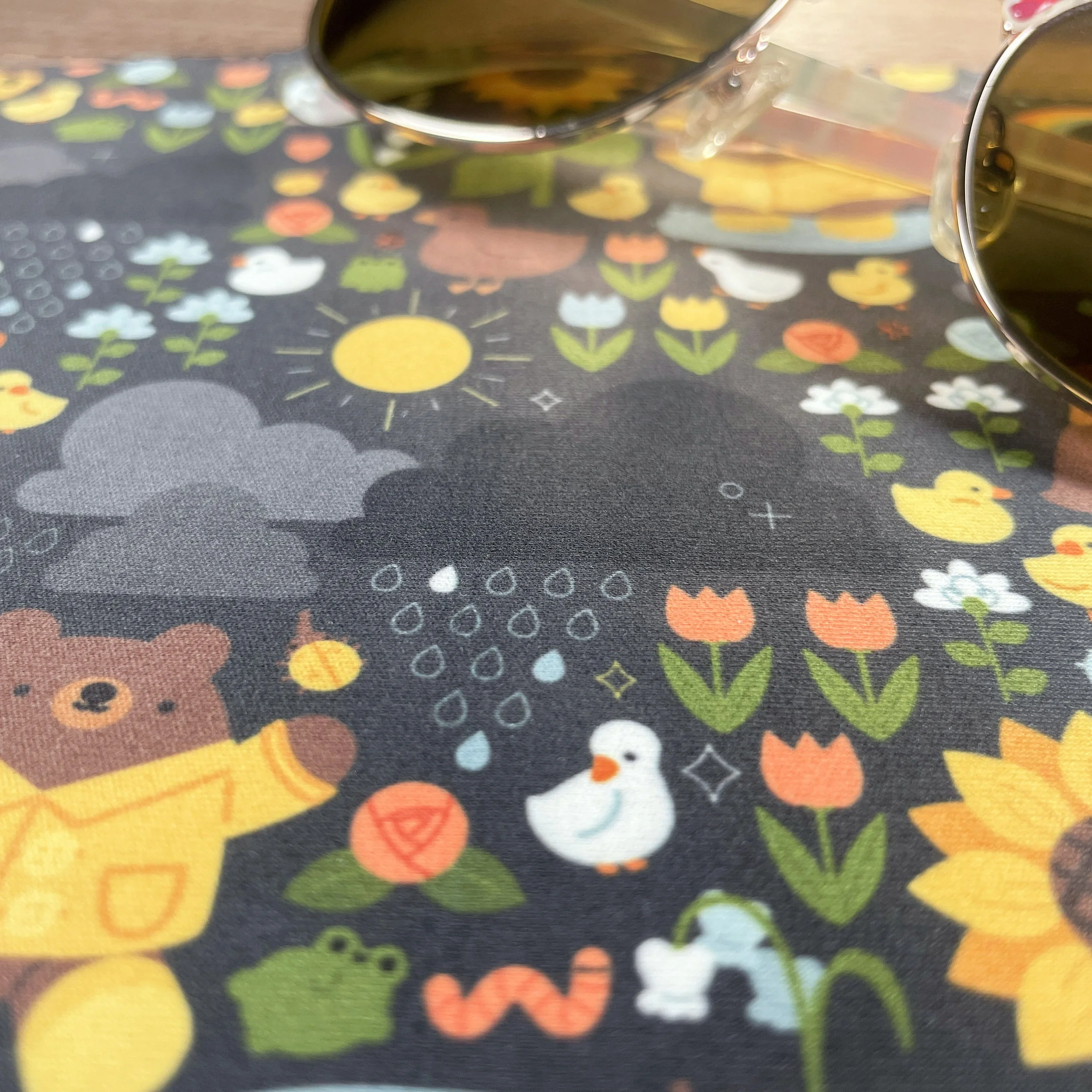 Rainy Day Bear Microfiber Cloth