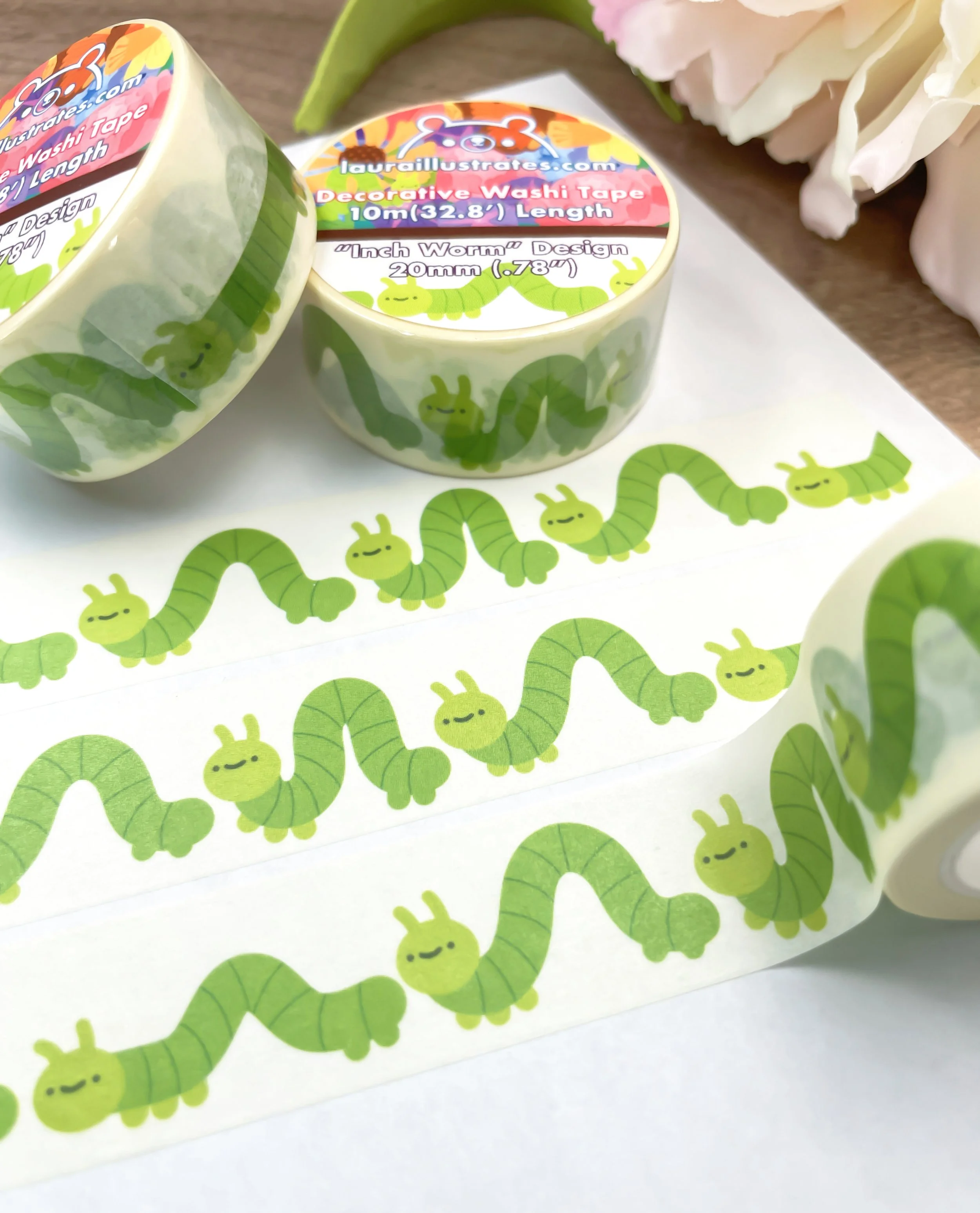 Inch Worm Washi Tape