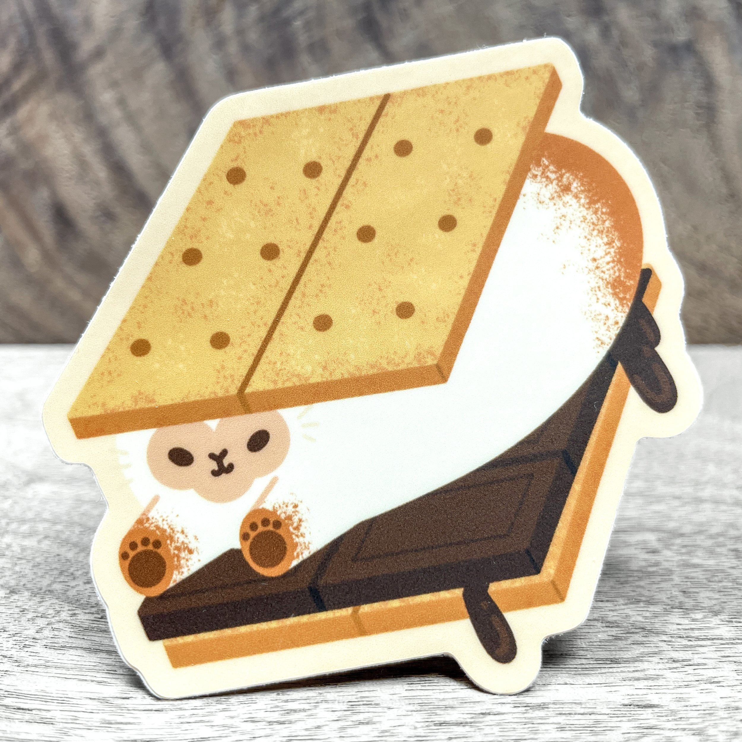 Cat Smore Vinyl Sticker