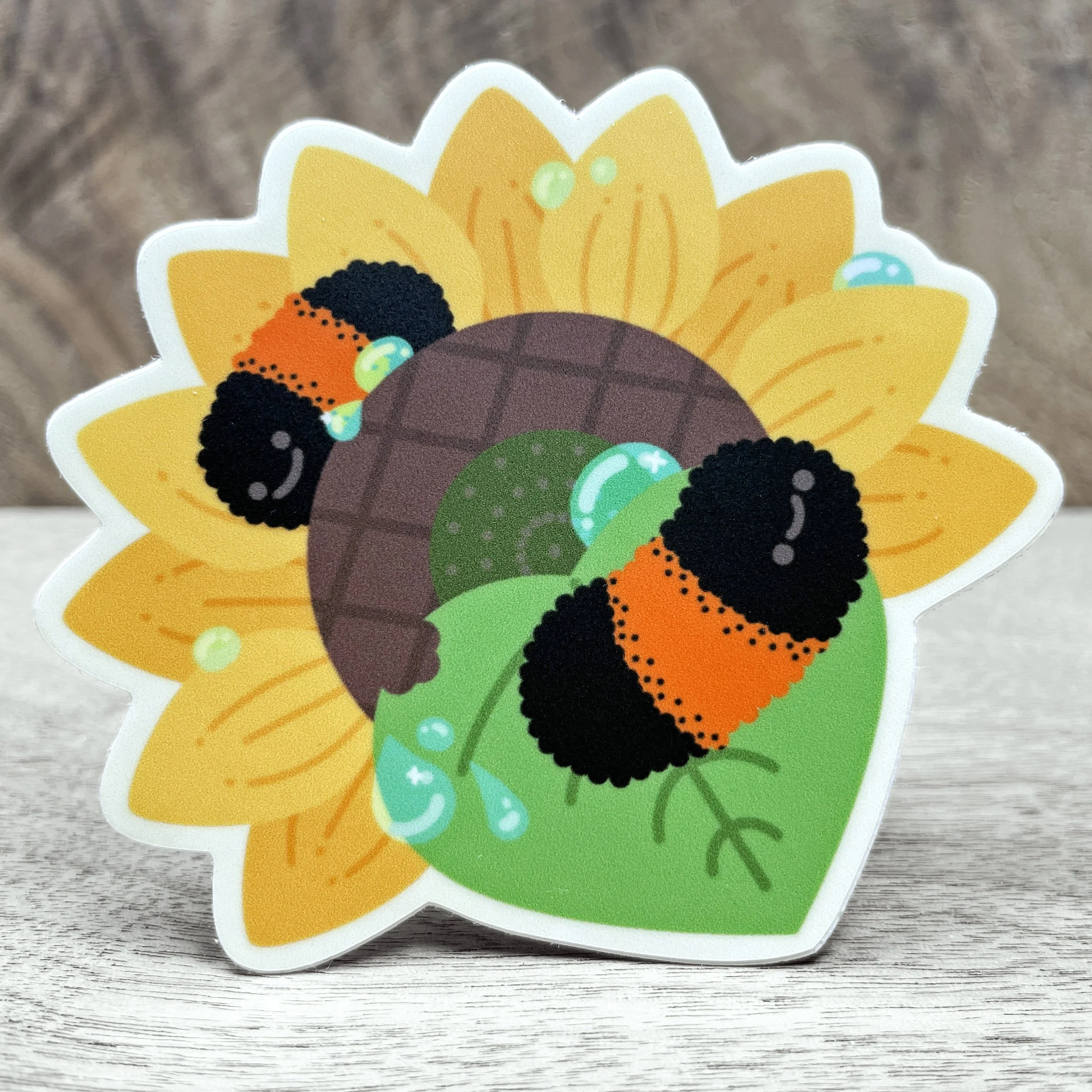 Woolly Bear Vinyl Sticker