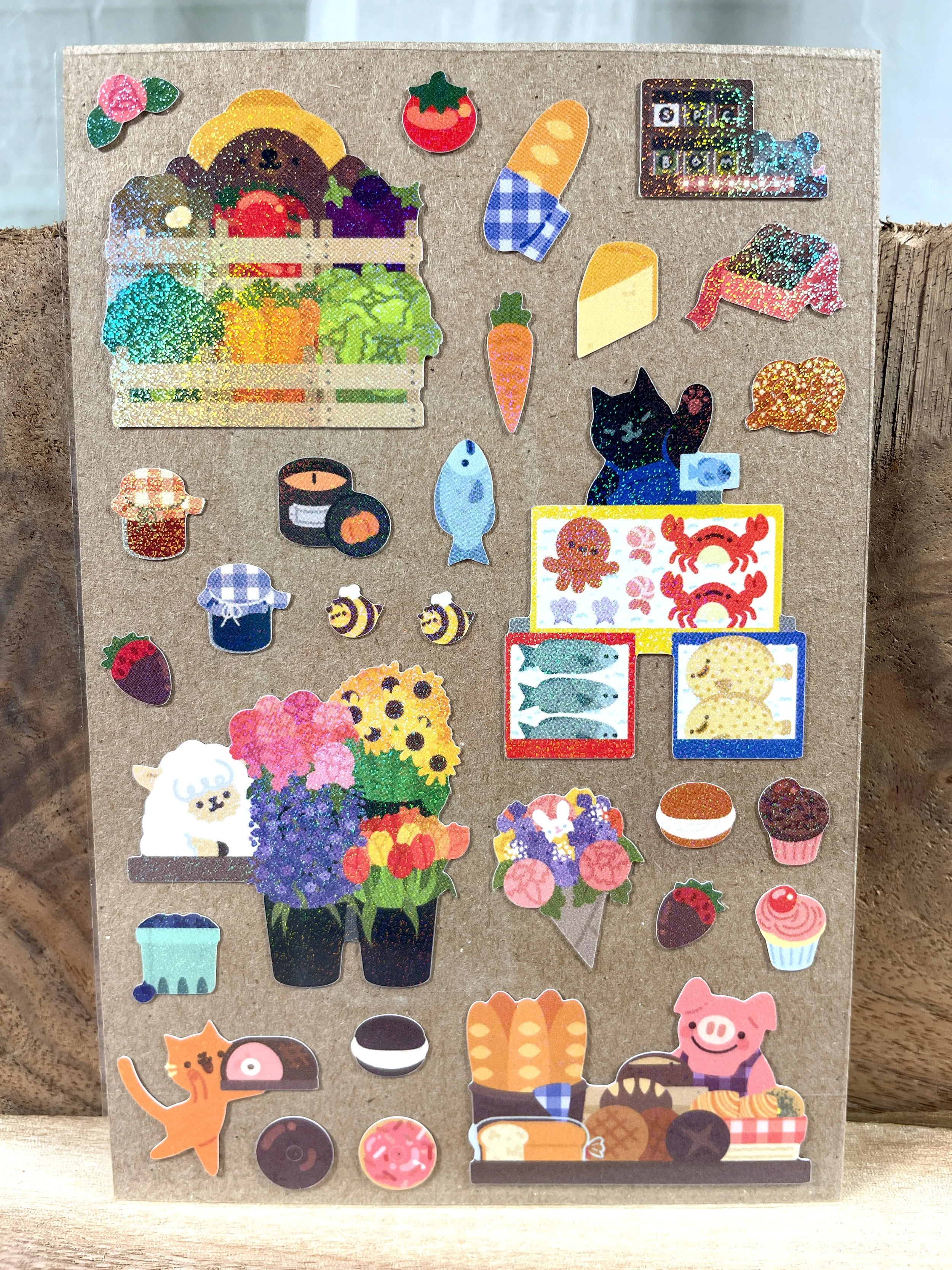 Double Farmer's Market Sticker Sheet