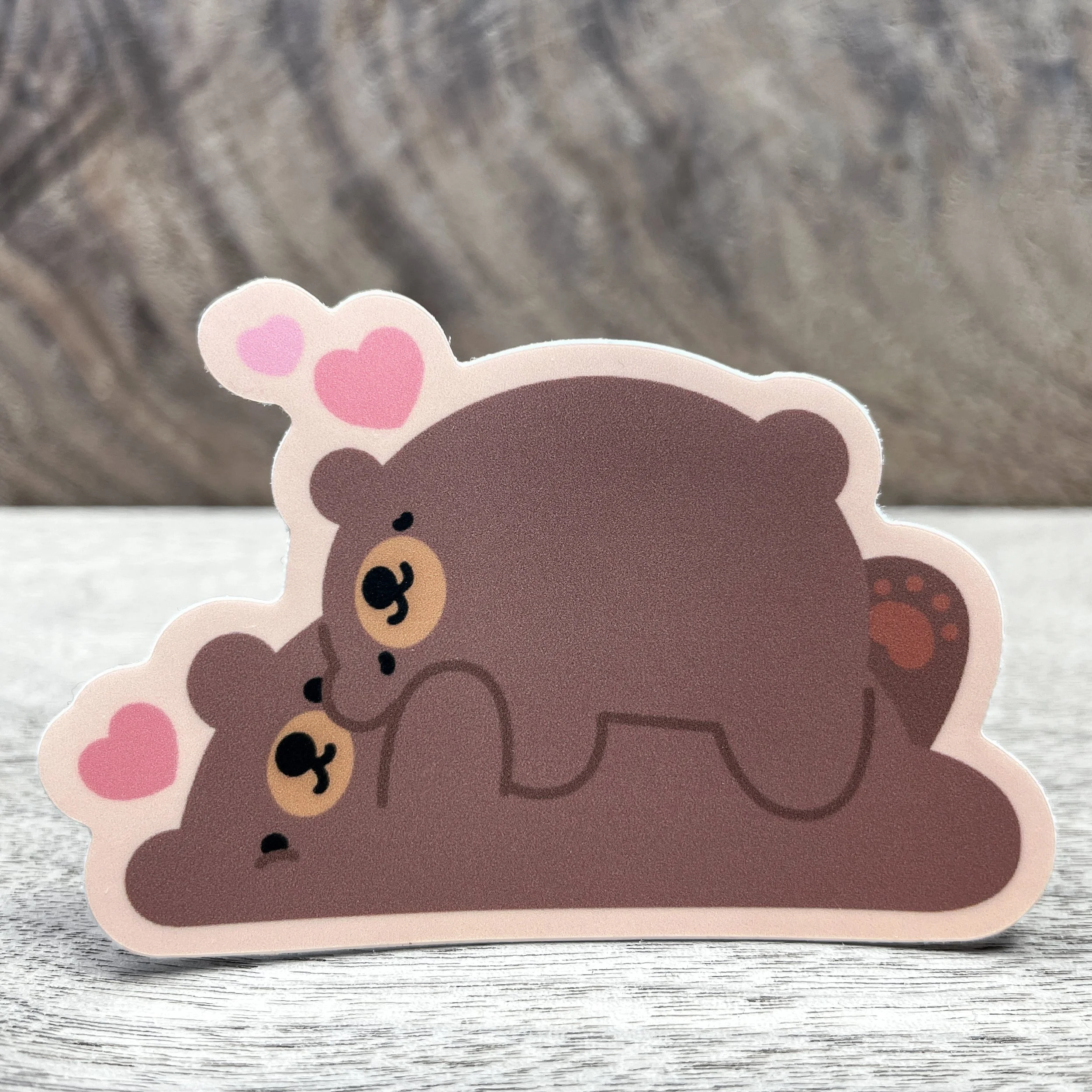 Bears in Love Vinyl Sticker