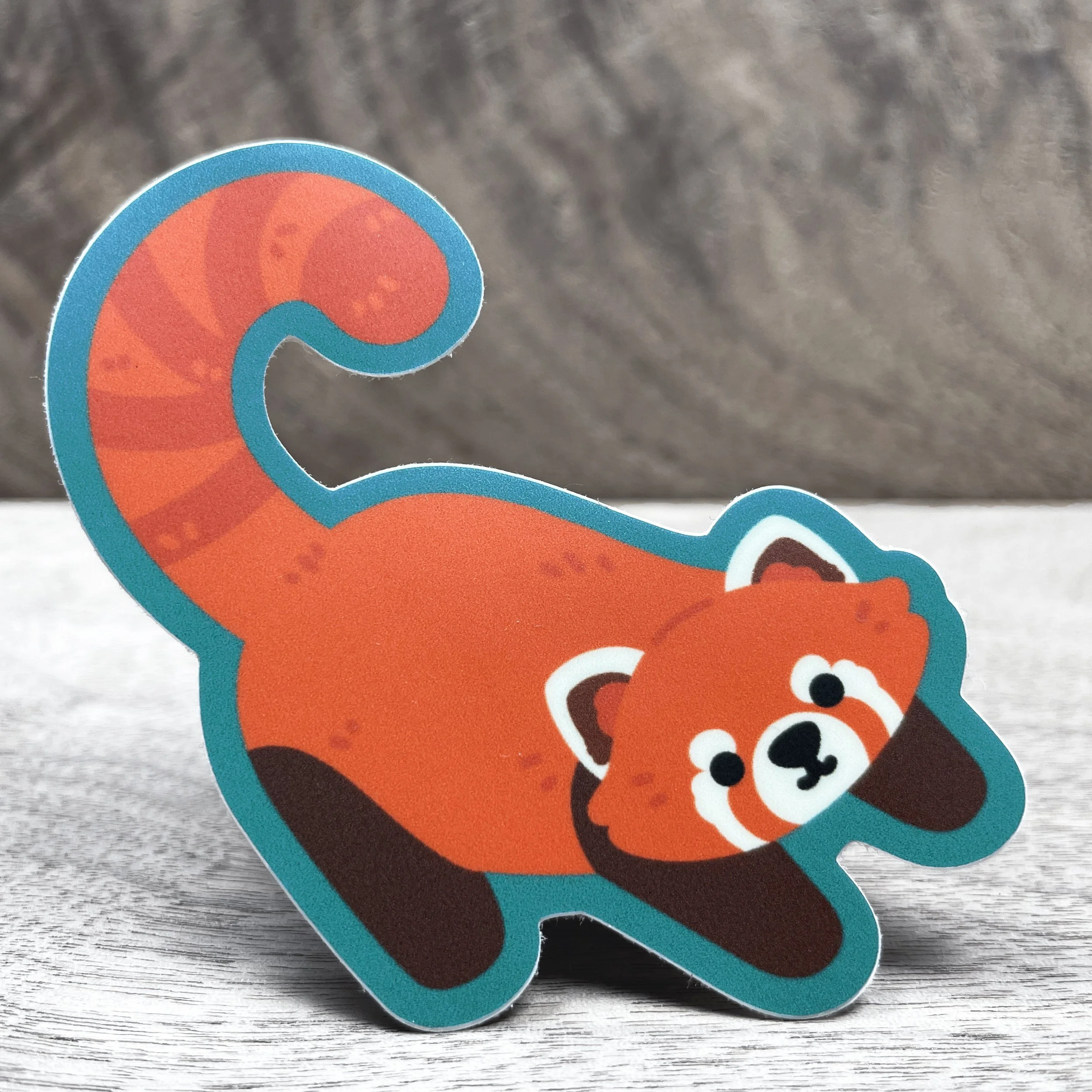 Red Panda Vinyl Sticker