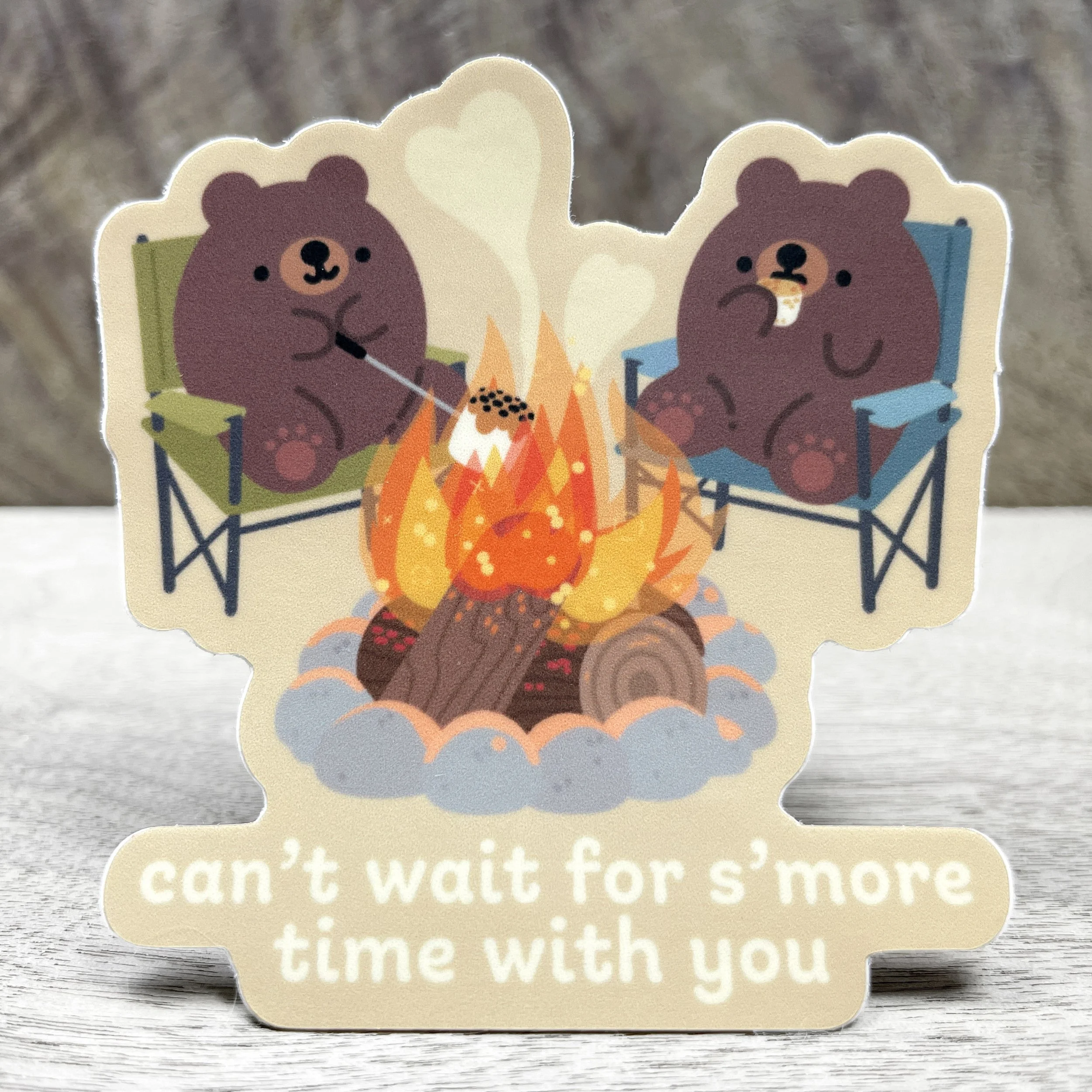 More Time Date Vinyl Sticker