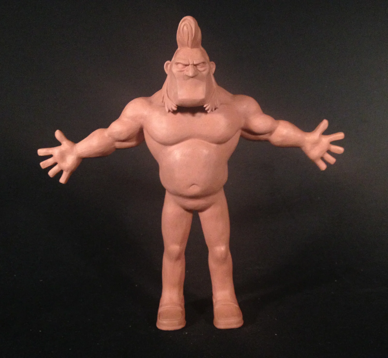 "Brad," Ub ermansion . Adult Swim pilot, Stoopid Buddy Stoodios 2013. Height: 9 inches, chavant.