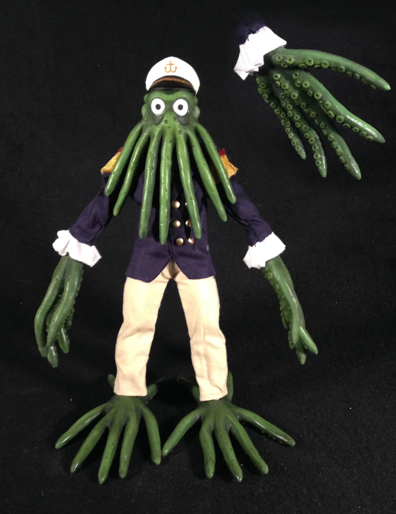 "Squid Monster" (new original RC character). Silicone. Robot Chicken season 7