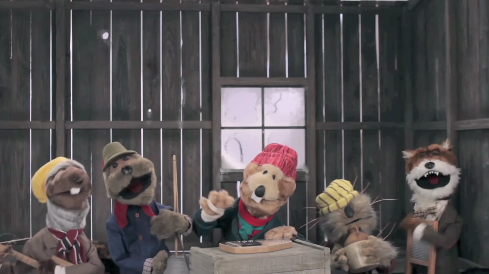 Emmet Otter & Frankie Fox. Robot Chicken Christmas Special 2013