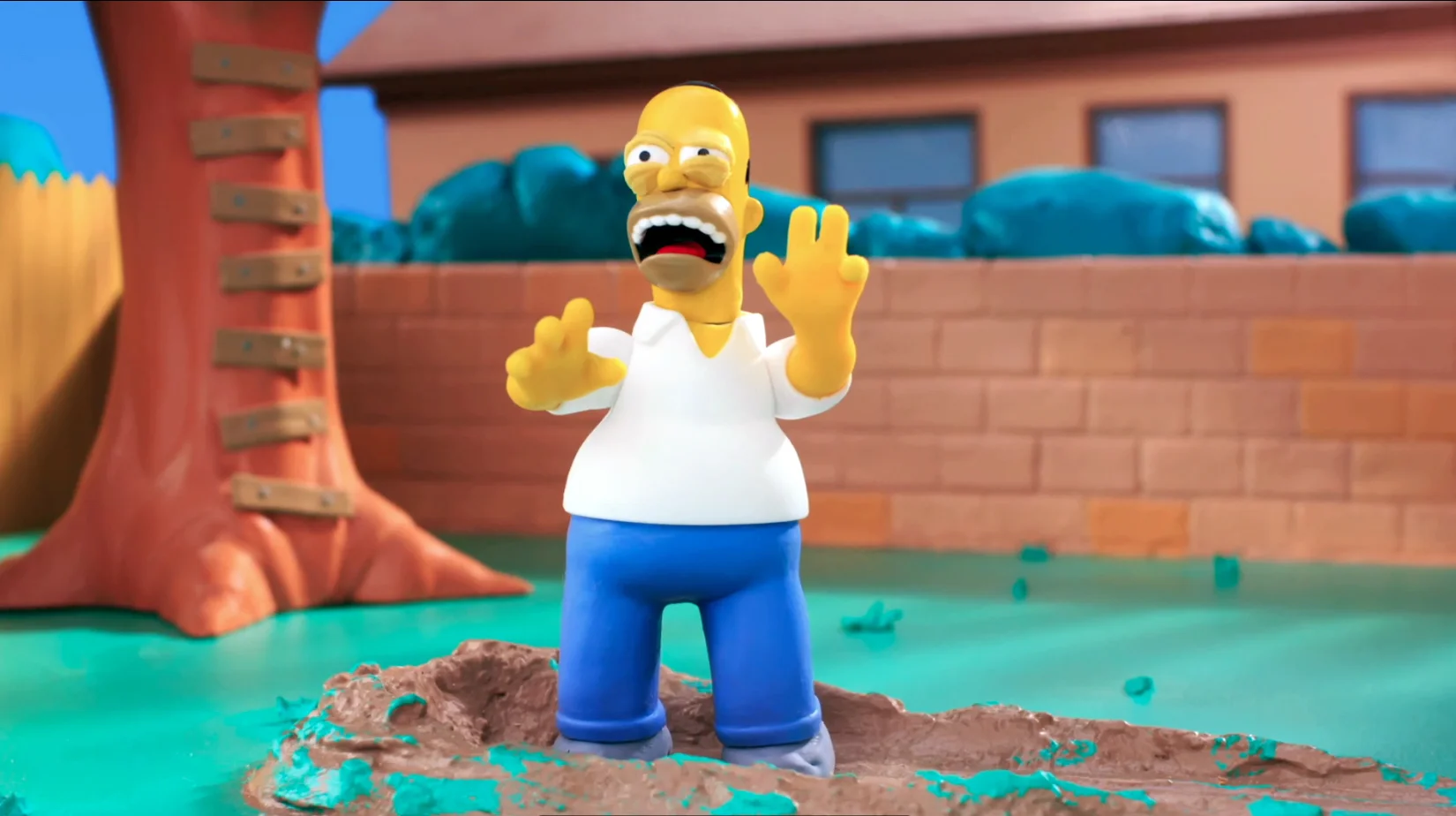 Still, The Simpsons - Robot Chicken couch gag. Stoopid Buddy Stoodios, 2013