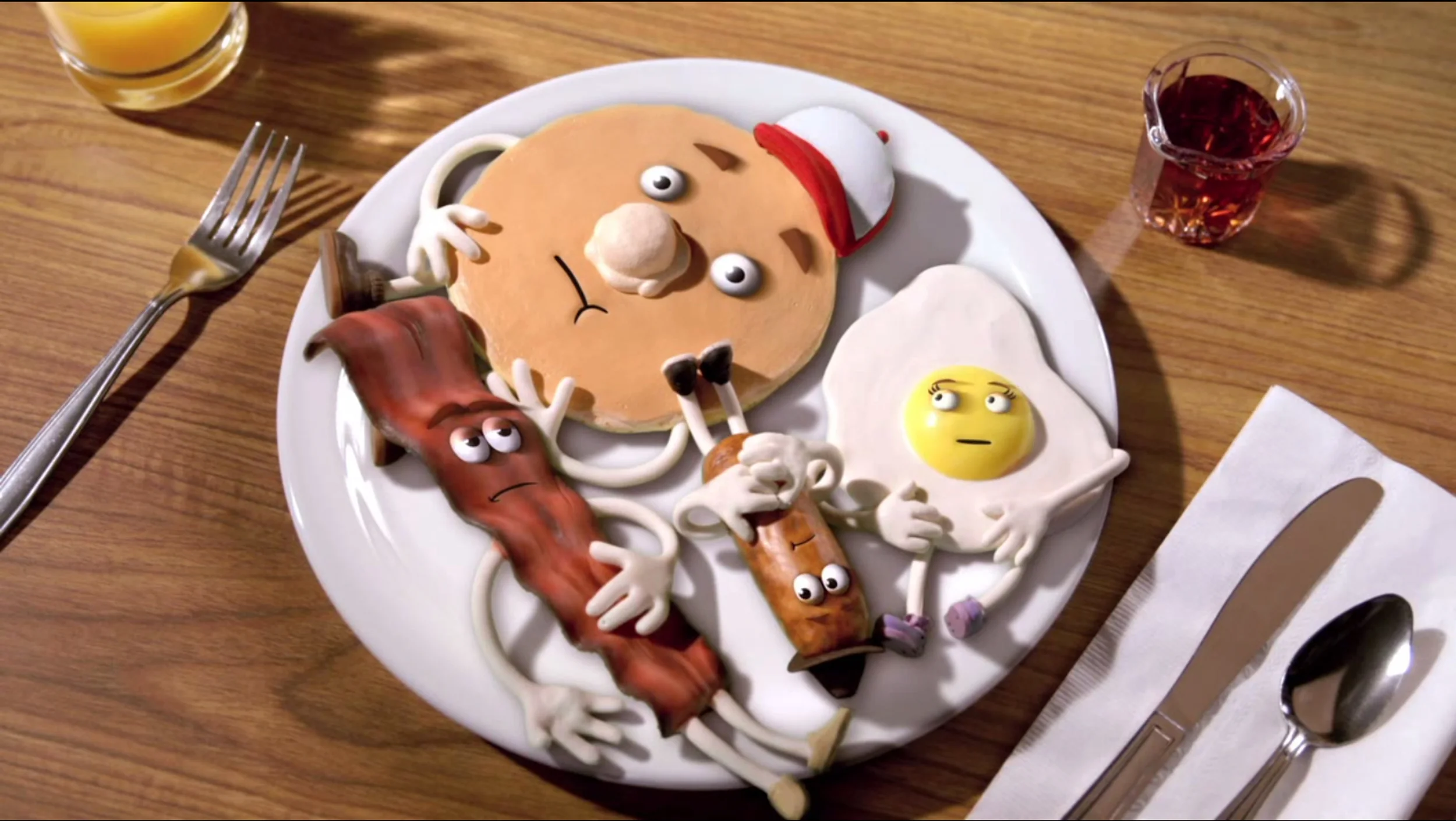 Denny's "Meet the Slams" commercial spots, 2014