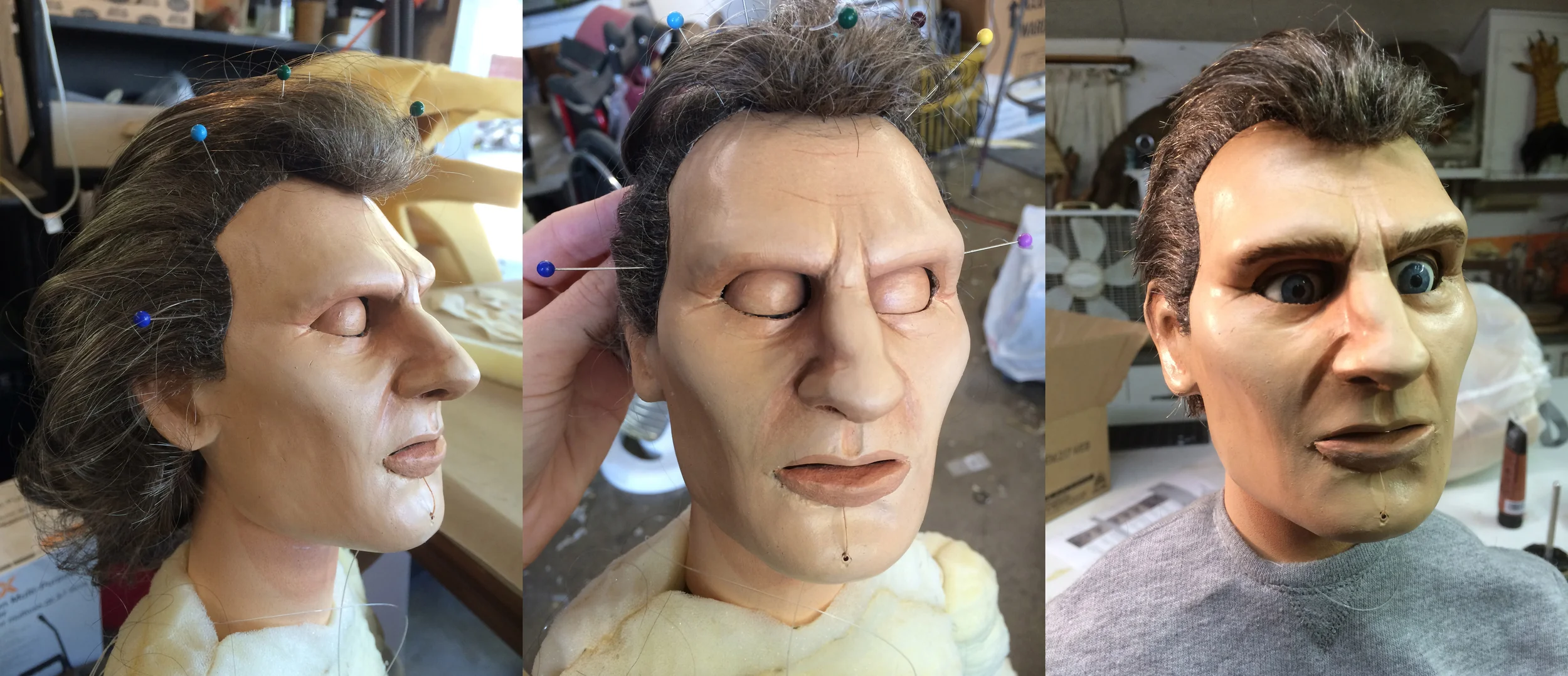 Process: Liam Neeson's hair.