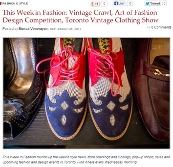2013, BlogTO, Toronto Vintage Clothing Show