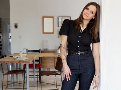 The super cute designer, Caitlyn. 
