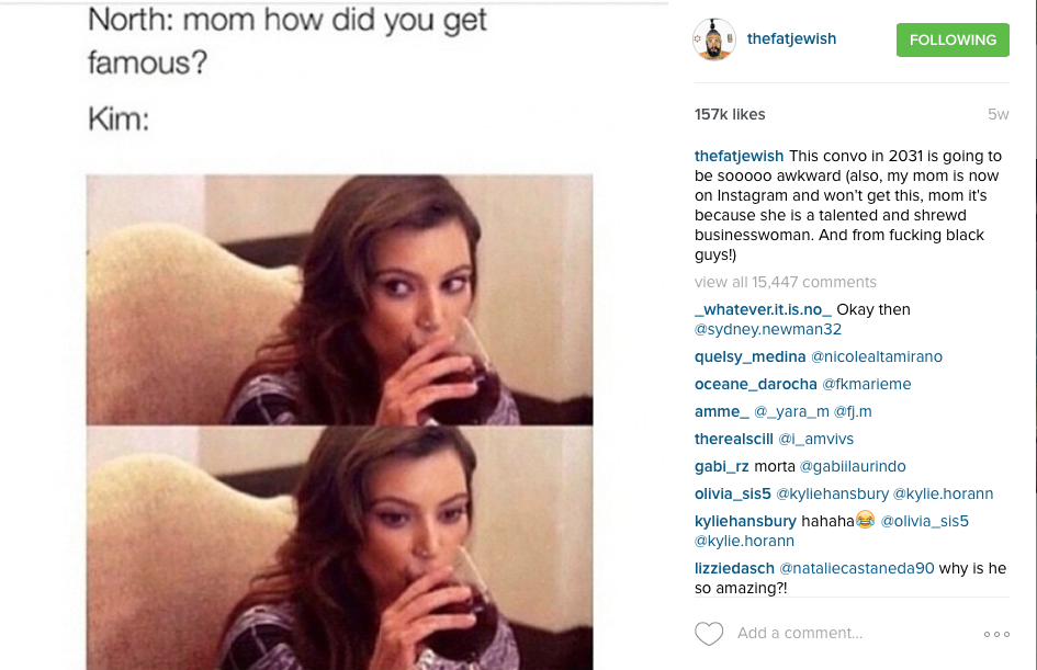 The Fat Jew Insta