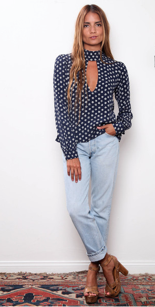 LOVE this one from Flynn Skye ...chic, sexy, edgy with a vintage twist. Need, want, have to have!