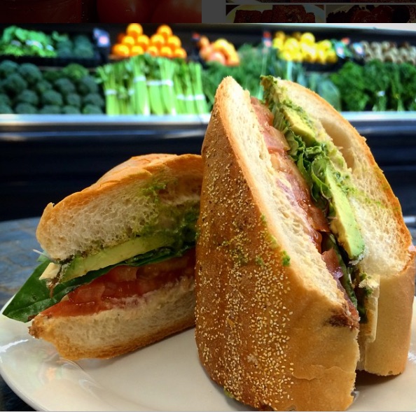 @ORGANIXLA- Instagram - Vegan Caprese Sandwich