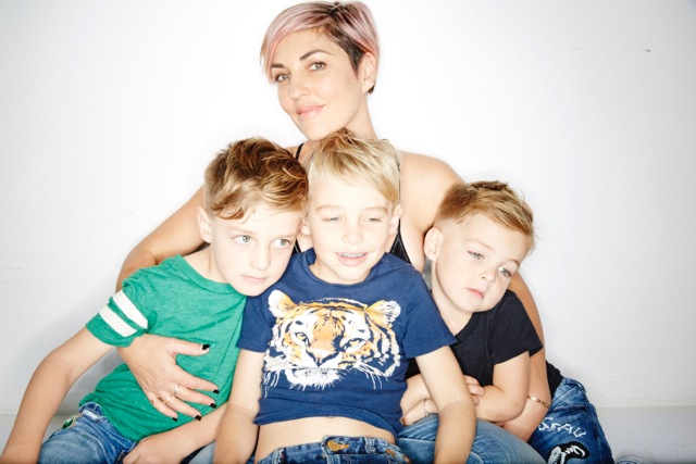 Pink Short Haired Mama- Photo by the bad-ass Steve Erle - Make Up by the divine Gregory Arlt- Three kids over the photo shoot... All mine. 2015