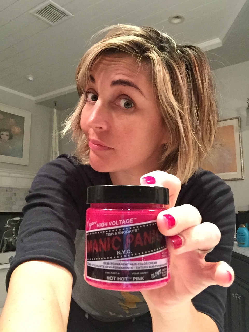 TWH- No makeup messy Gym hair