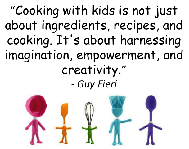 Kids love to cook...let them mix anything they want together and see what happens when you cook it!