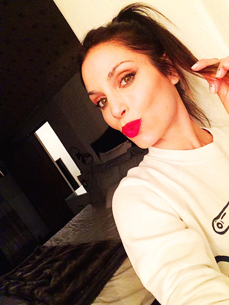 Ready To Go in my Urban Decay...maybe :) Still a bit shy to go outside with red lips :)