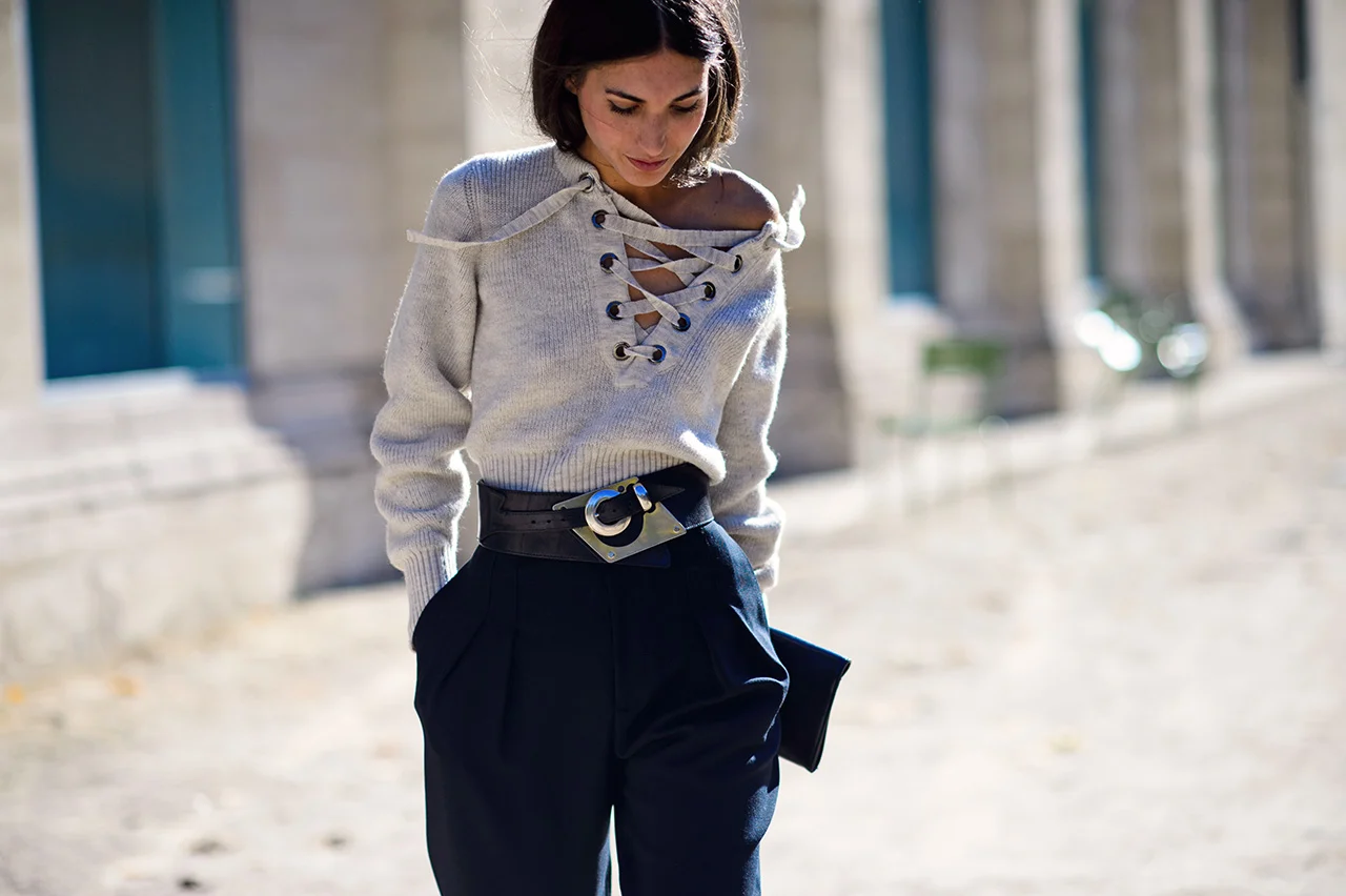 KILLING IT! Love her style (Isabel Marant sweater)