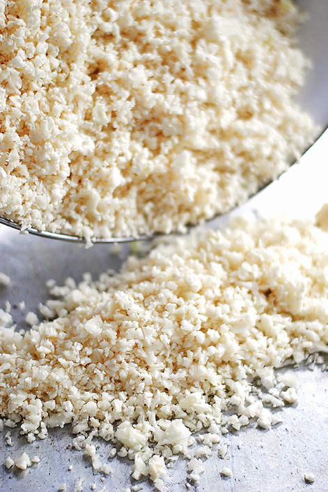 Cauliflower Rice. Ph:Bodies by Bourgoon