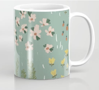 Little Fields Coffee Mug by NancyNoreth