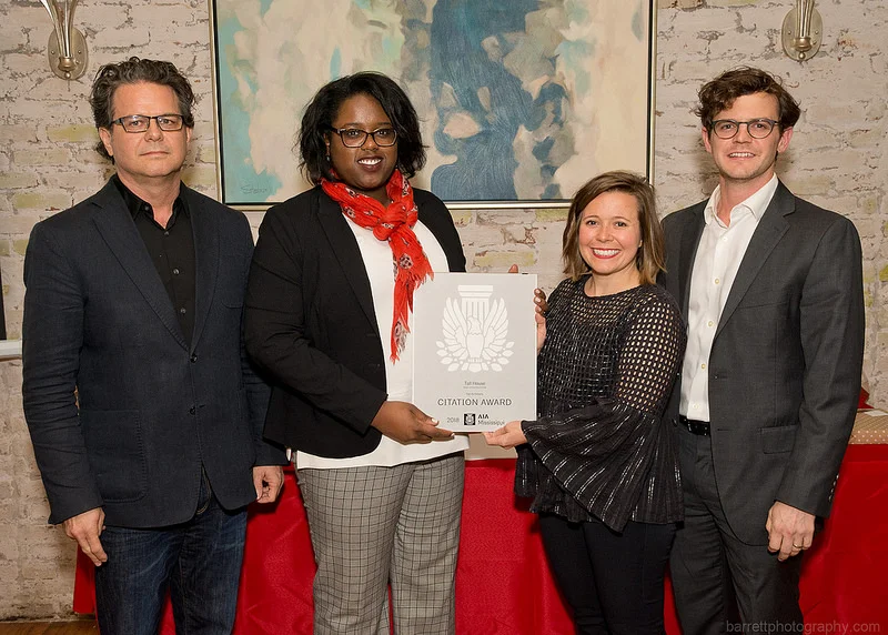tall architects wins mississippi american institute of architects citation award for tall house.