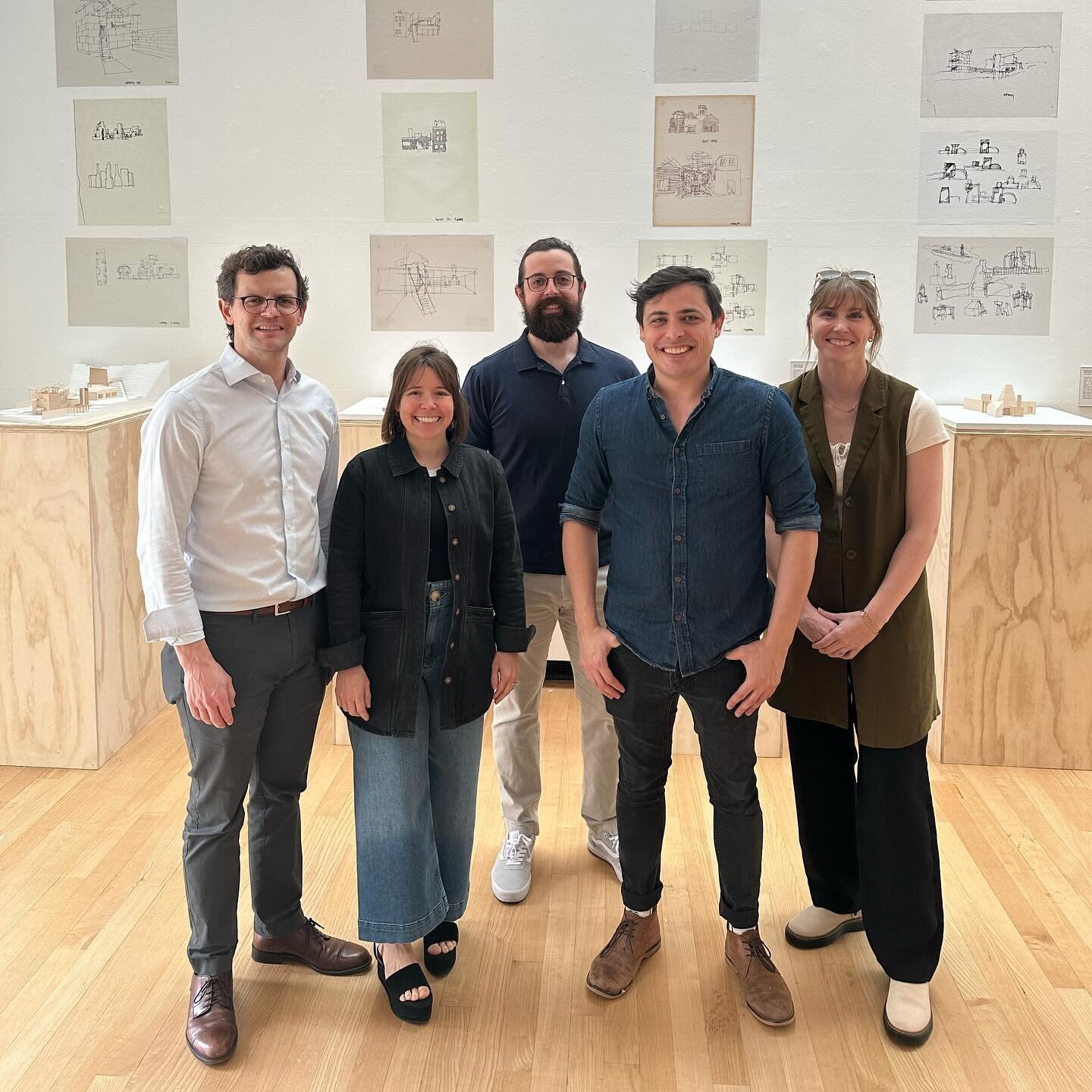 The Tall team has been BUSY the first few months of the year, and we thought we would give you a behind the scenes peek. We saw the Frank Gehry/Bob Tannen show at the @ohrokeefemuseum, visited a new (super exciting!) project site in Mobile, AL, had l