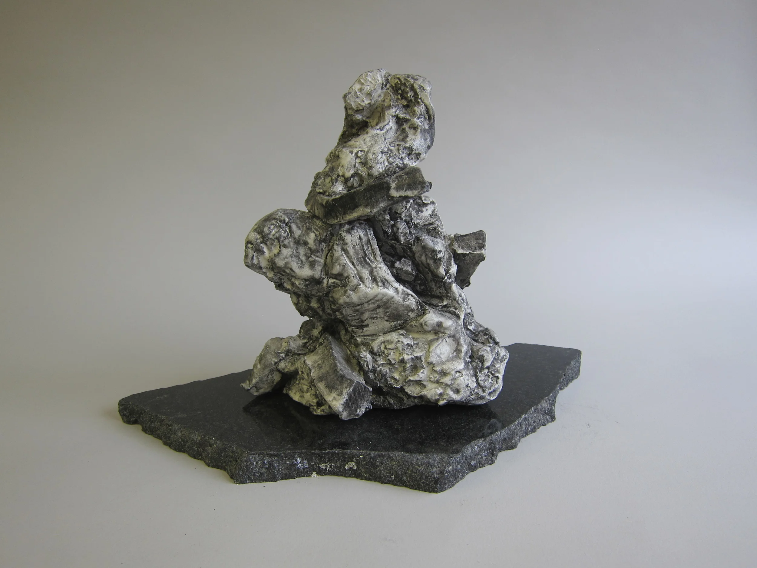   Ceramic, enamel paint, India ink, granite  