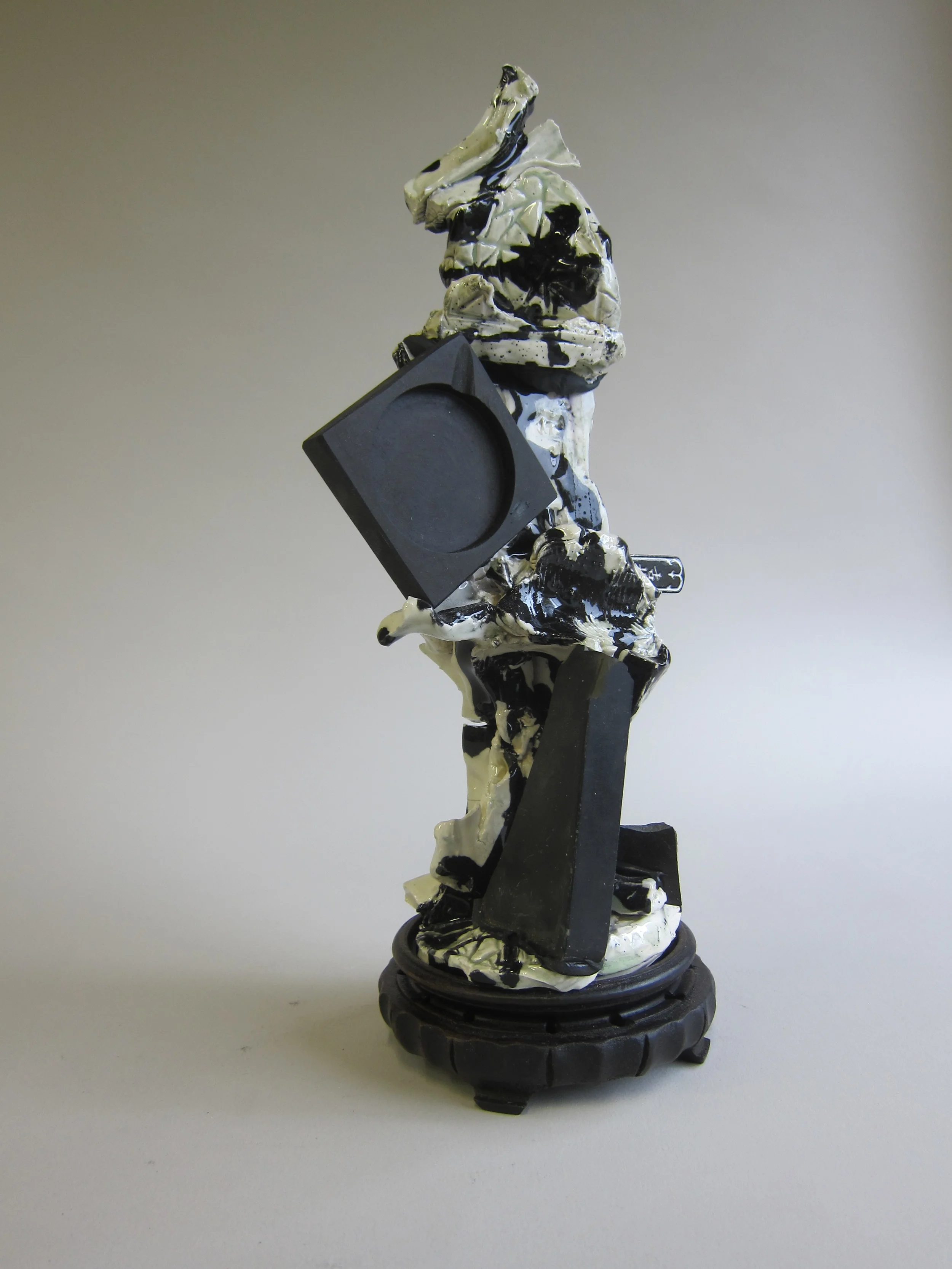   Ceramic, found objects, wood&nbsp;  