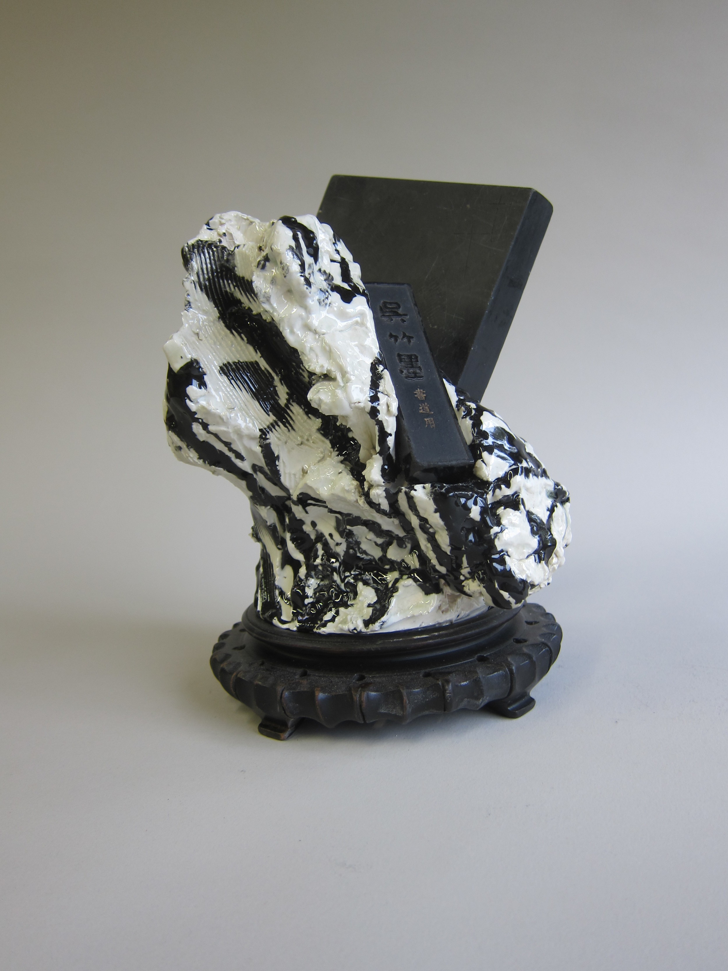   Ceramic, found objects, wood&nbsp;  