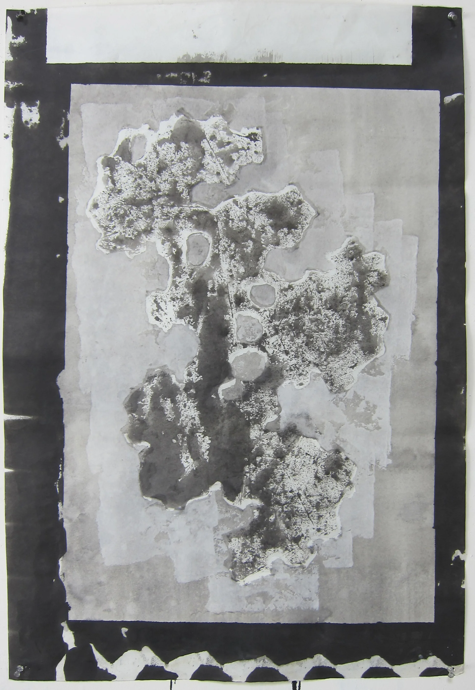   India ink and tempera on rice paper  