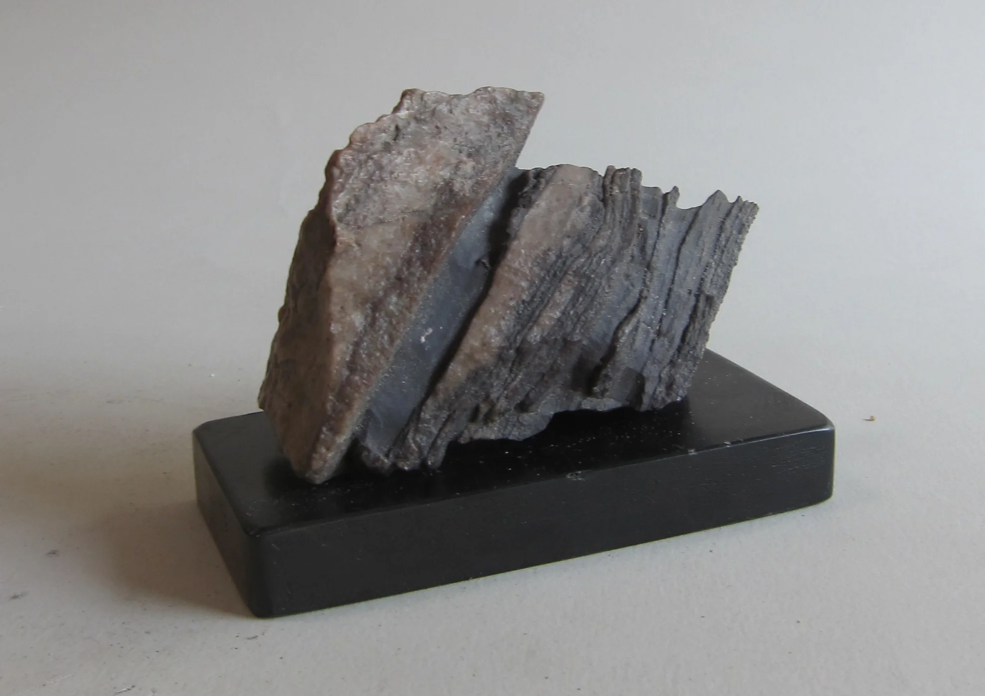   Sedimentary rock, wood.&nbsp;  