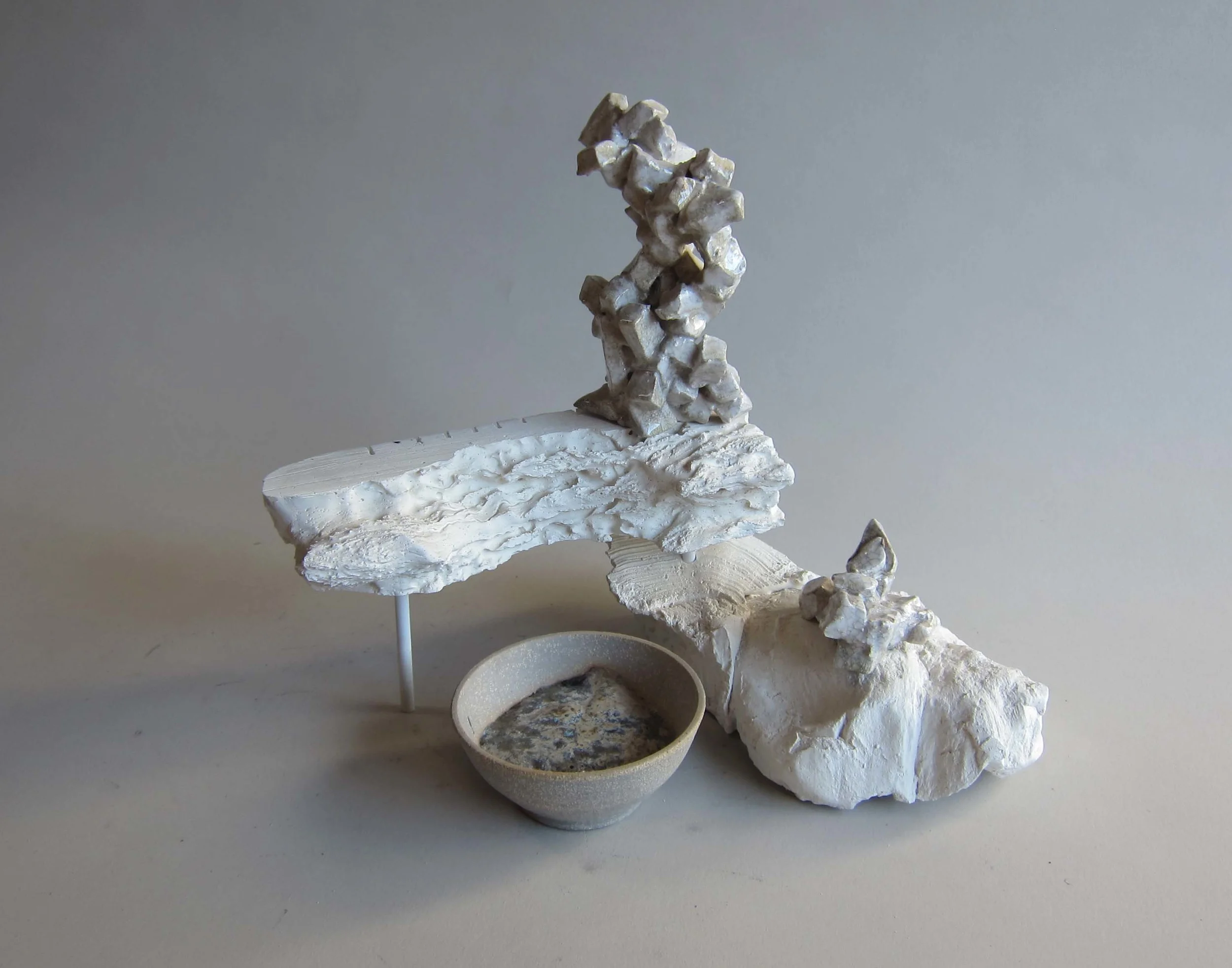   Ceramic, plaster, aluminum.&nbsp;  