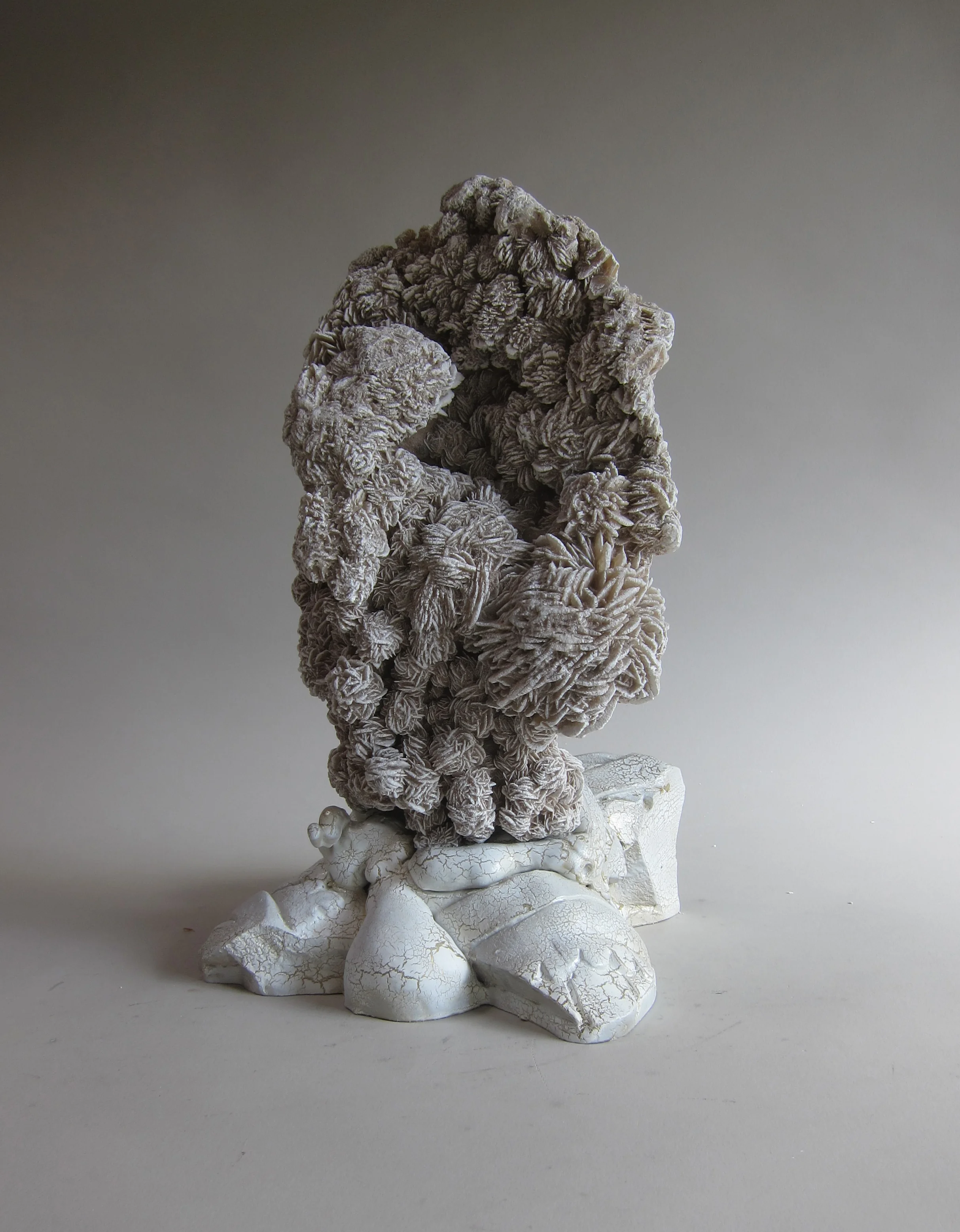  Desert rose stone, plaster, foam, paint 