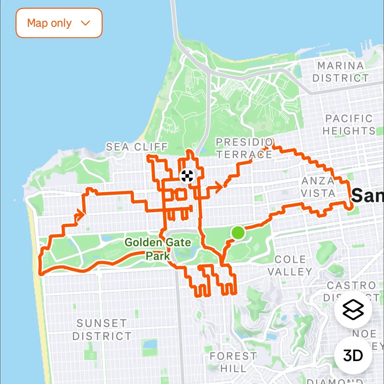 Tomorrow&rsquo;s FCC Thursday is a special one. 🚨 It starts earlier at 6:15am 🚨 at Conservatory of Flowers, not the usual 6:30.

The route is a bat!! 🦇 ROUTE LINK IN BIO 🎨 by @jakubmosur. Please save this route to your Garmin/Wahoo. 💾 There are 