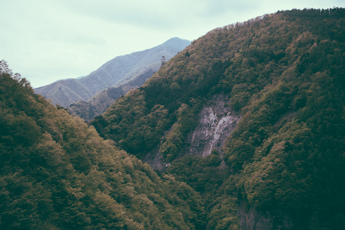 View from half way down Matsuhime