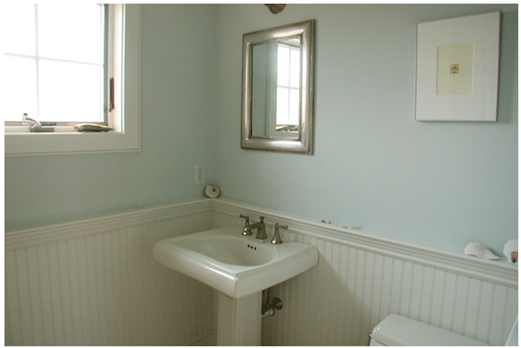 Guest bathroom design by Evangeline Dennie, 2003