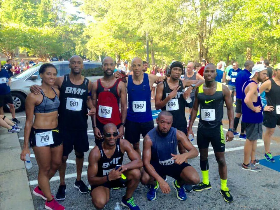 Some of the crew after the race 