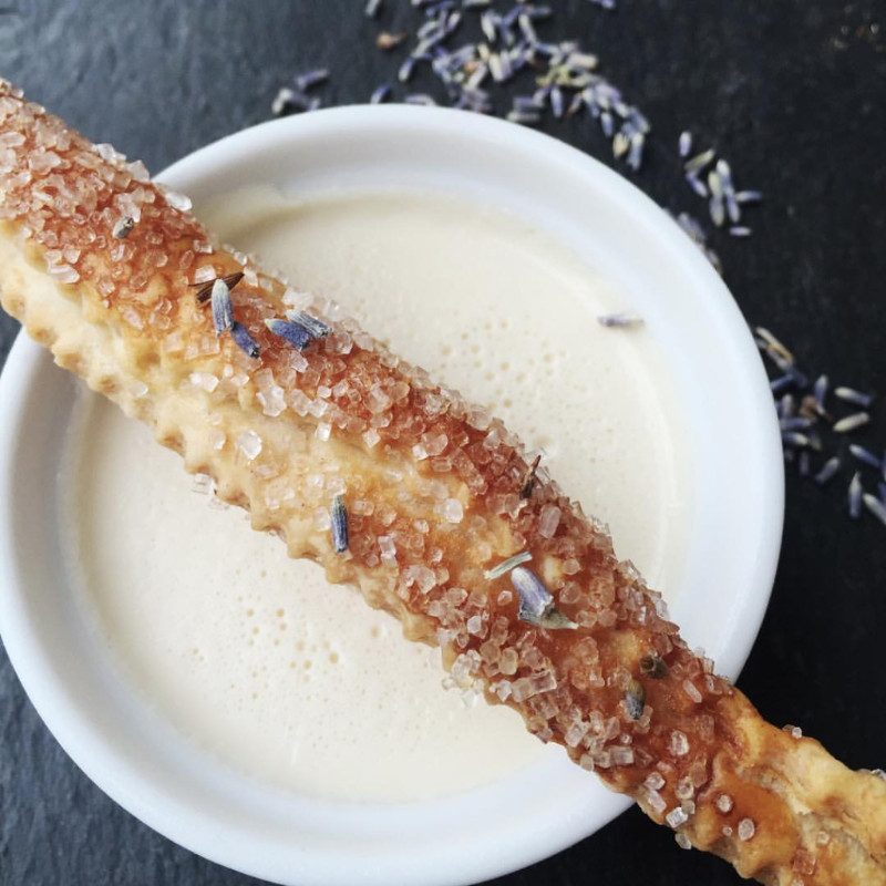 Honey Lavender Panna Cotta