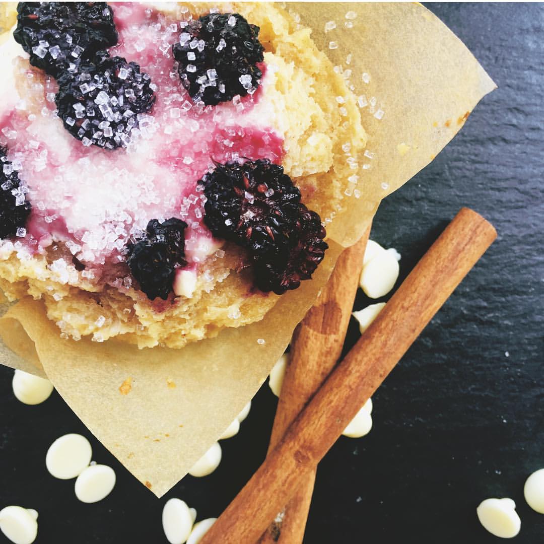 Blackberry & white chocolate bread pudding (pictured above).