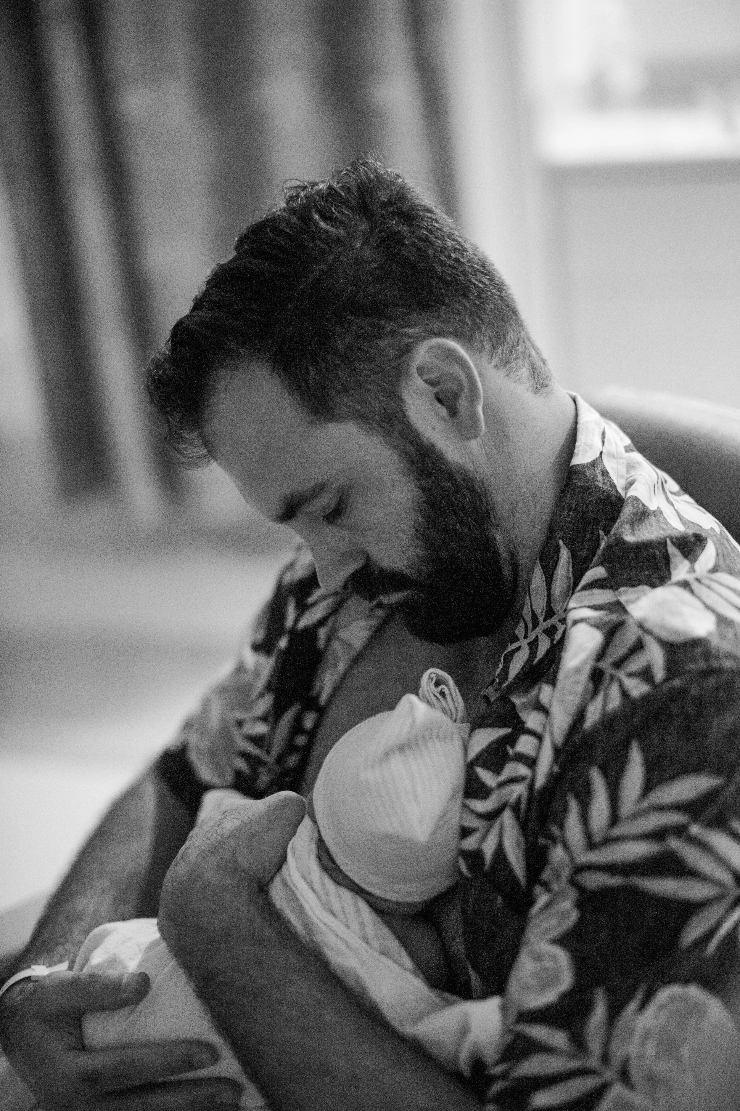 Taylor holding Reeve for the first time! I hogged her for the first hour to help her learn to latch. This is also the first of many photos I will take of these two loving each other!