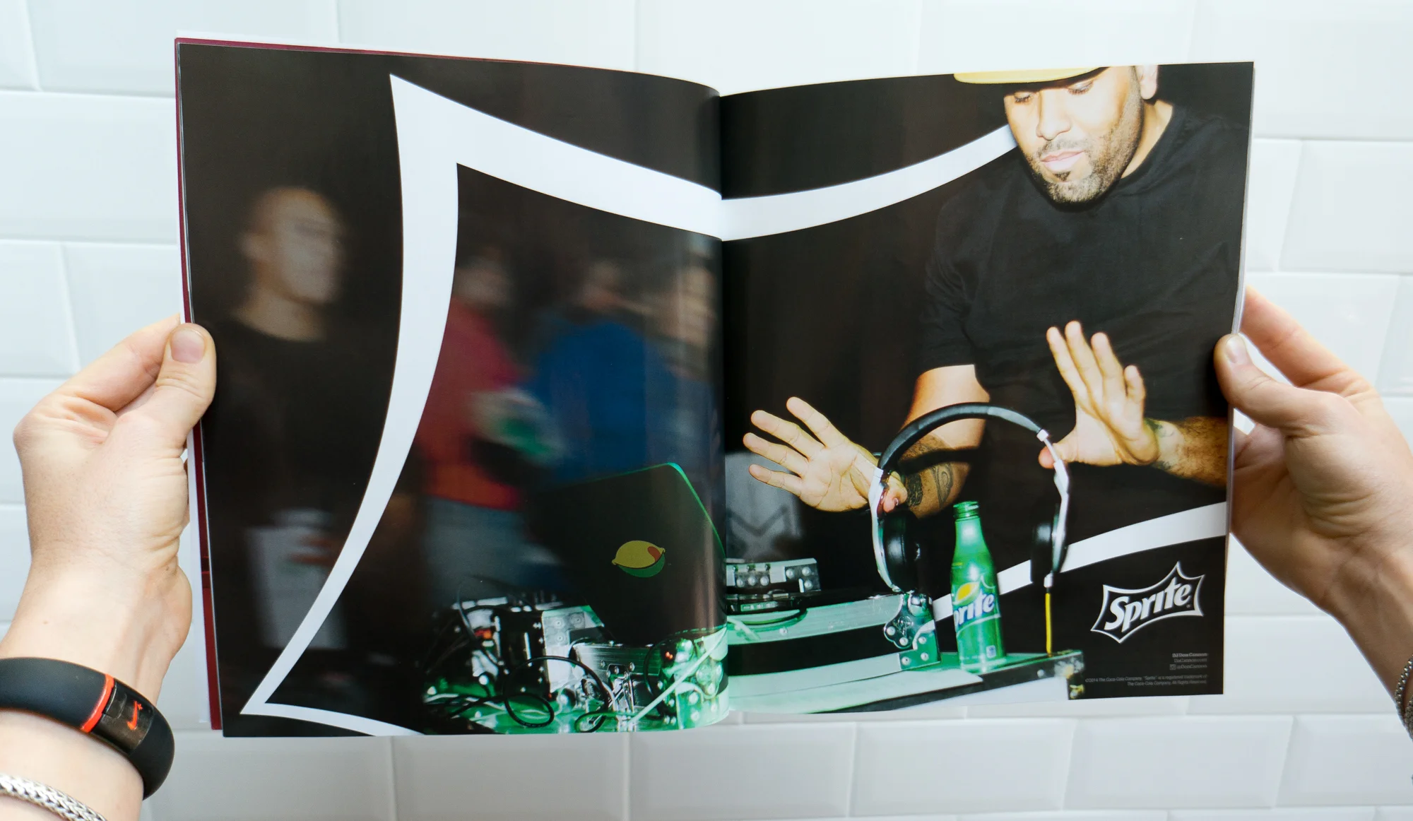 Fader Magazine spread featuring DJ Cannon / Design by Jarno Kettunen