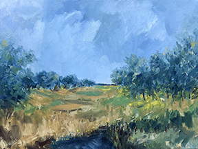 Bay Marsh 2, 18x24, 2021